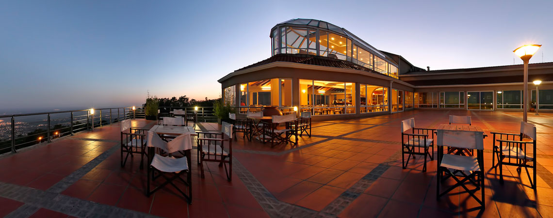 Vista de las terraza del hotel