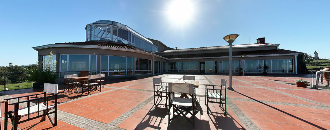 Vista de las terraza del hotel